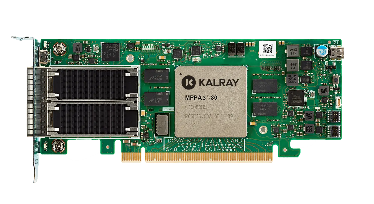 Kalray K200-LP DPU-based Acceleration Card_storage_front_transparent